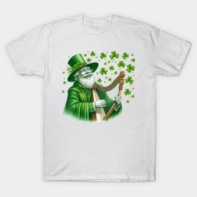 Saint Patrick Harp. T-Shirt by YuYu